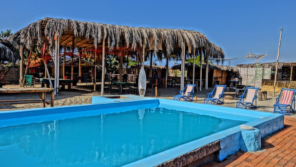 Hostel Psygon Surf Camp Máncora Exterior foto