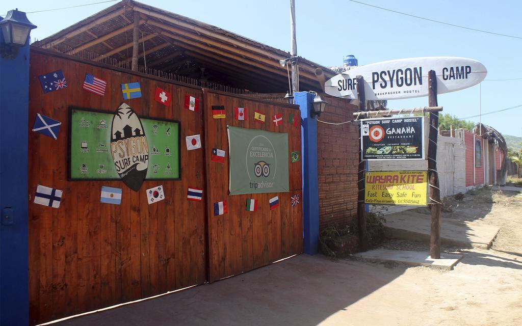 Hostel Psygon Surf Camp Máncora Exterior foto